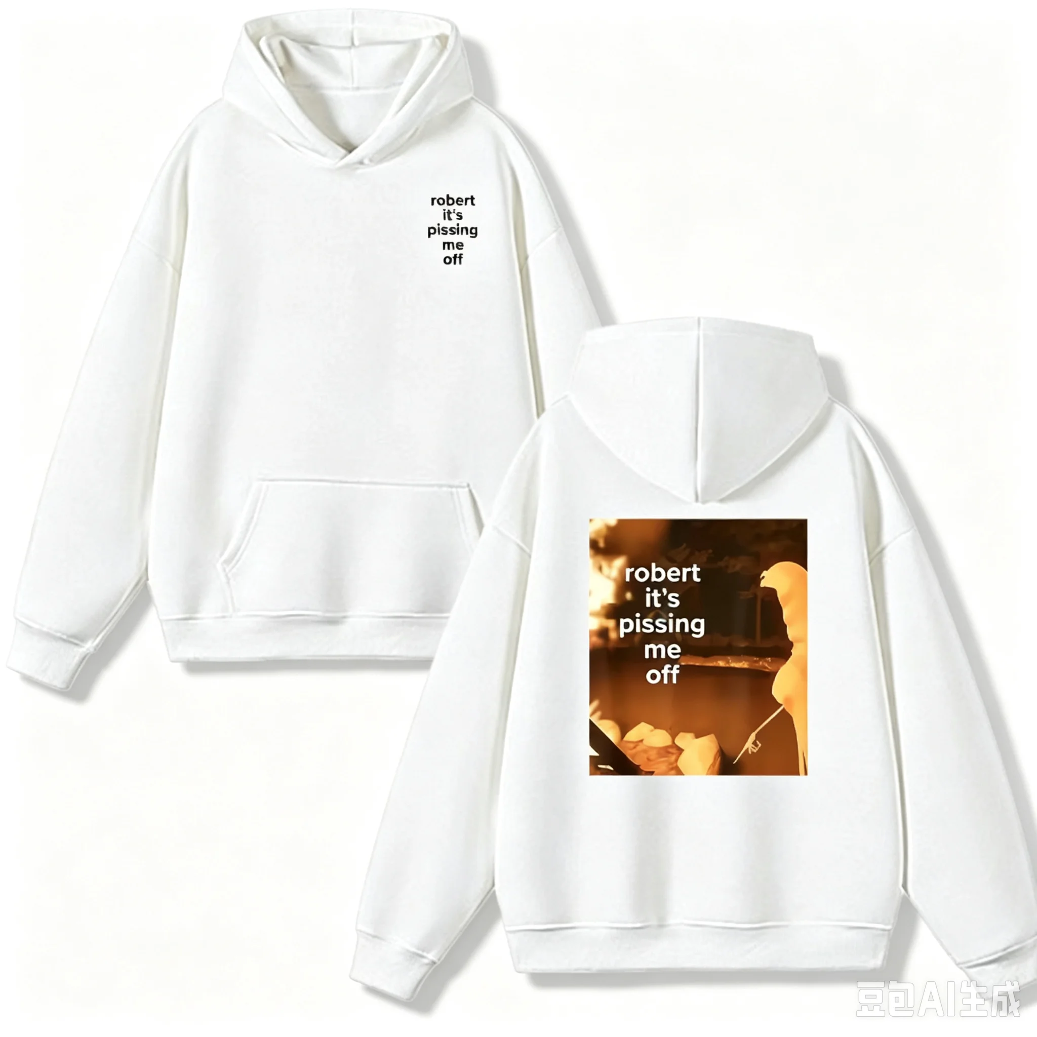 Marcus The Worm Robert Meme Double Sided Print Sweatshirts for Men Women Fleece Popular Fashion Hoodies Autumn Winter Pullovers
