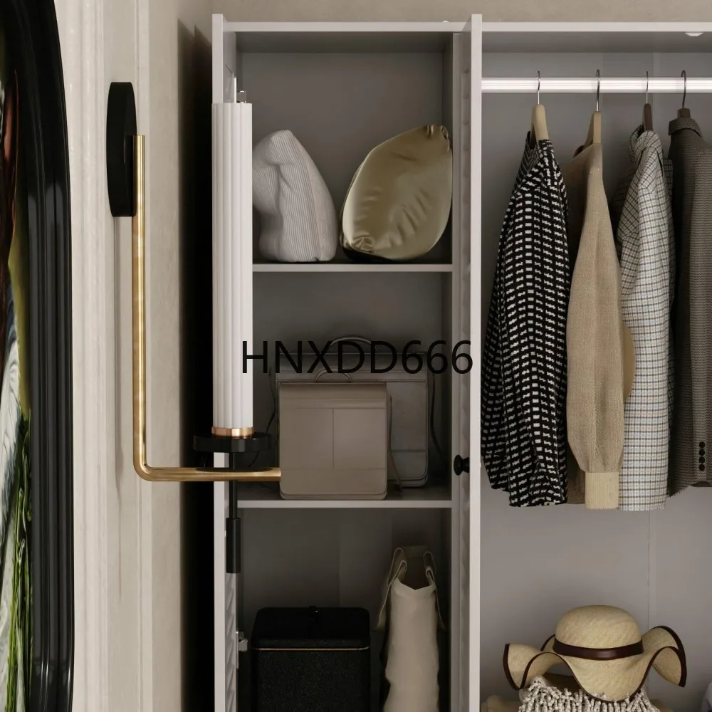 Armadio a 4 ante con ripiani e cassetti, armadio con 2, armadi