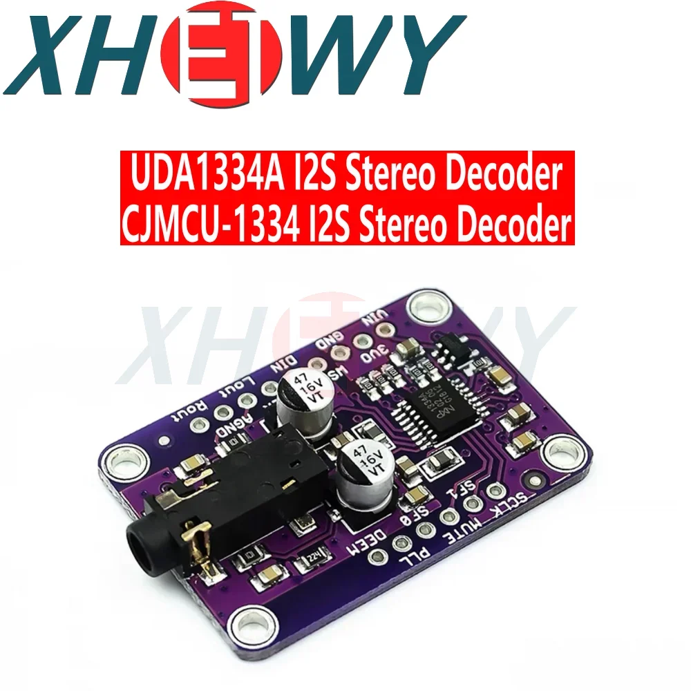 CJMCU-1334 UDA1334A I2S DAC Audio Stereo Decoder Module Board 3.3V-5V