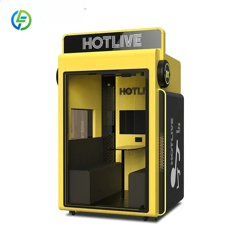 FL Customized Karaoke Vending Machine Easy Maintenance Self-service Singing Room Built-in Microphones