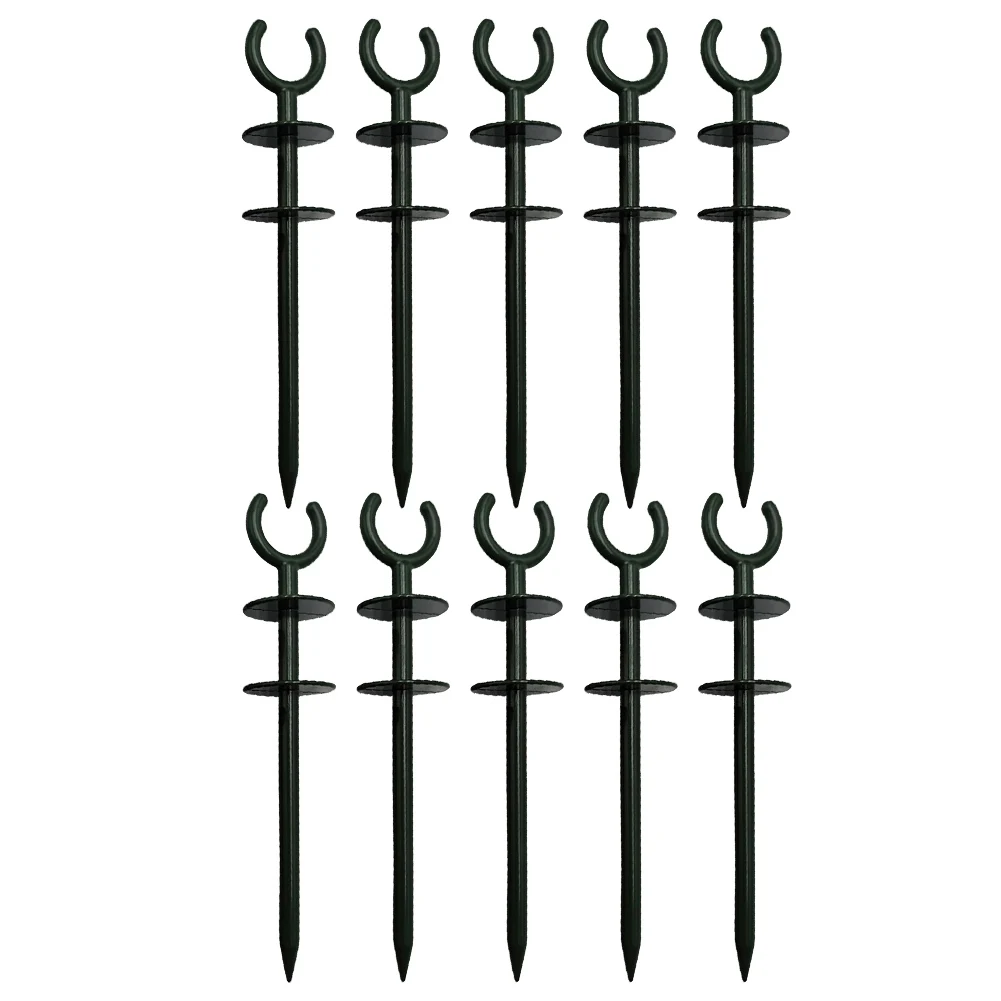 Plastic Hose Guide Stake for Guiding Standard-Sized Garden Hoses Through Tight Spots Near Fences Decks and Garden Structures