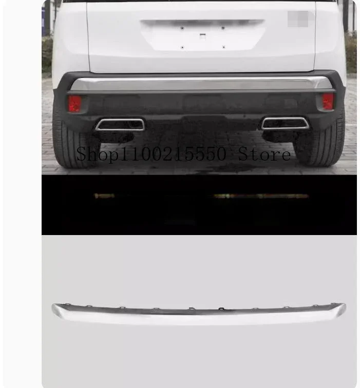 

Car Steel Rear Door License Tailgate Bumper Frame Plate Trim Trunk For Peugeot 4008 3008 GT 3008GT 2016 2017 2018 2019 2020