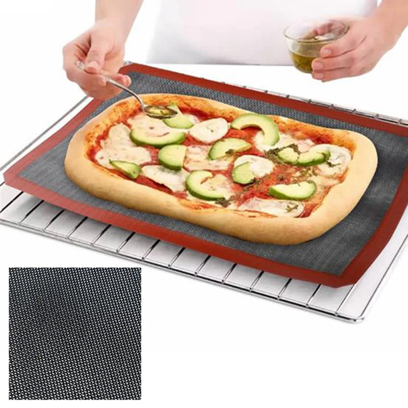 （Summer4）1 Pc Non-stick Silicone Baking Mat Sheet Oven Liner Resuable Cake Mat Tool