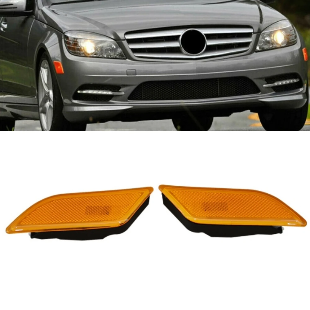 Front Side Marker A2049067301 For Mercedes Benz C-Class W204 2012-2015 C250 C350