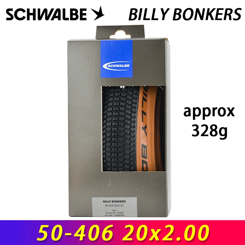 SCHWALBE Original BILLY BONKERS 18/20x1.50 2.00/26x2.10 Folding