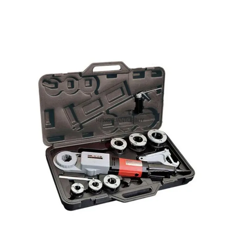 SQ30-2C 2 Inch Handheld Electric Pipe Cutting Machine 220V Handheld Die Head Threading Machine Pipe Threader Cutter Machine 1PC