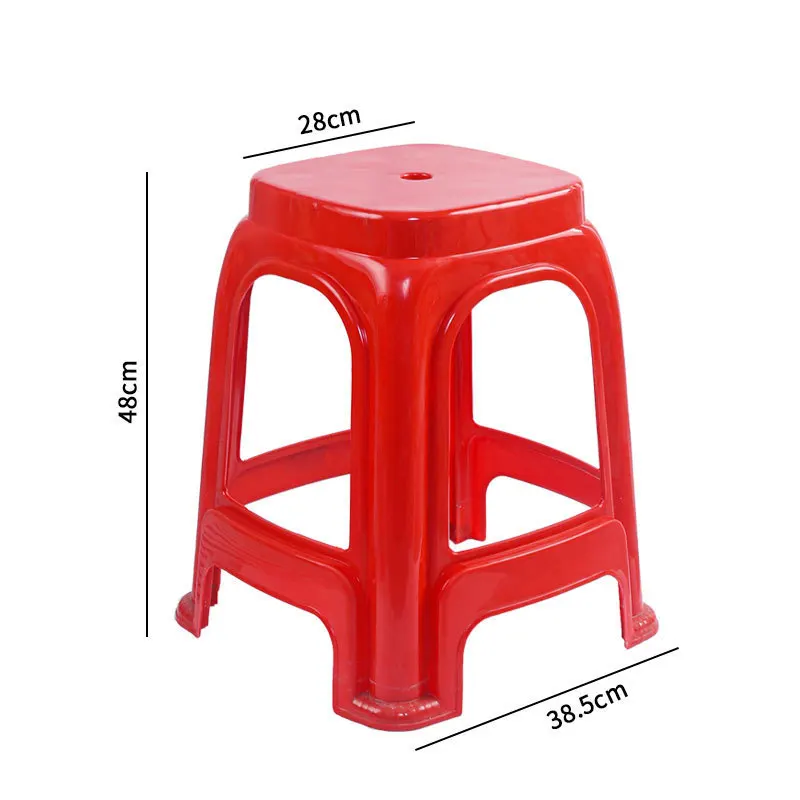 

0525 Thickened plastic stools for home use, stackable plastic stools, living room outdoor dining table chairs, stools