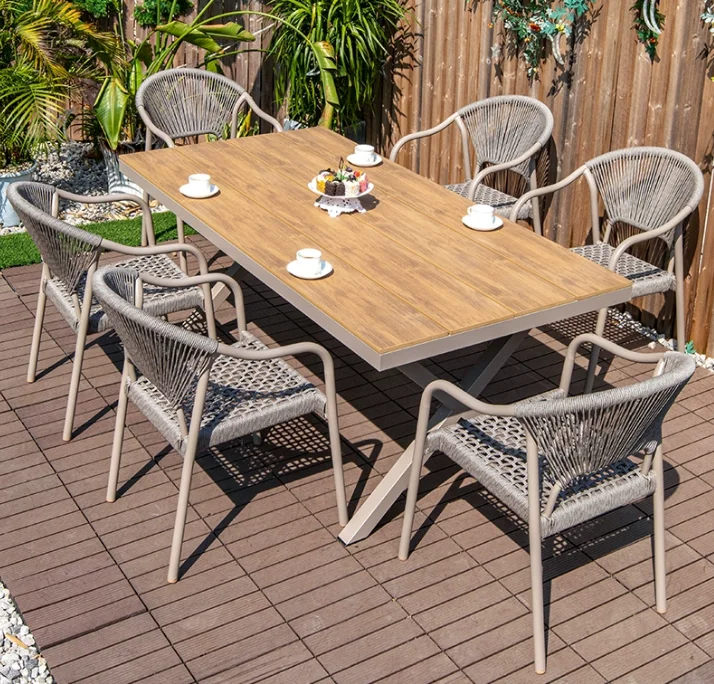# PE 위커 라탄 야외 가구 세트 파티오 식탁 및 의 - Outdoor Furniture Shop 리뷰 및 가격