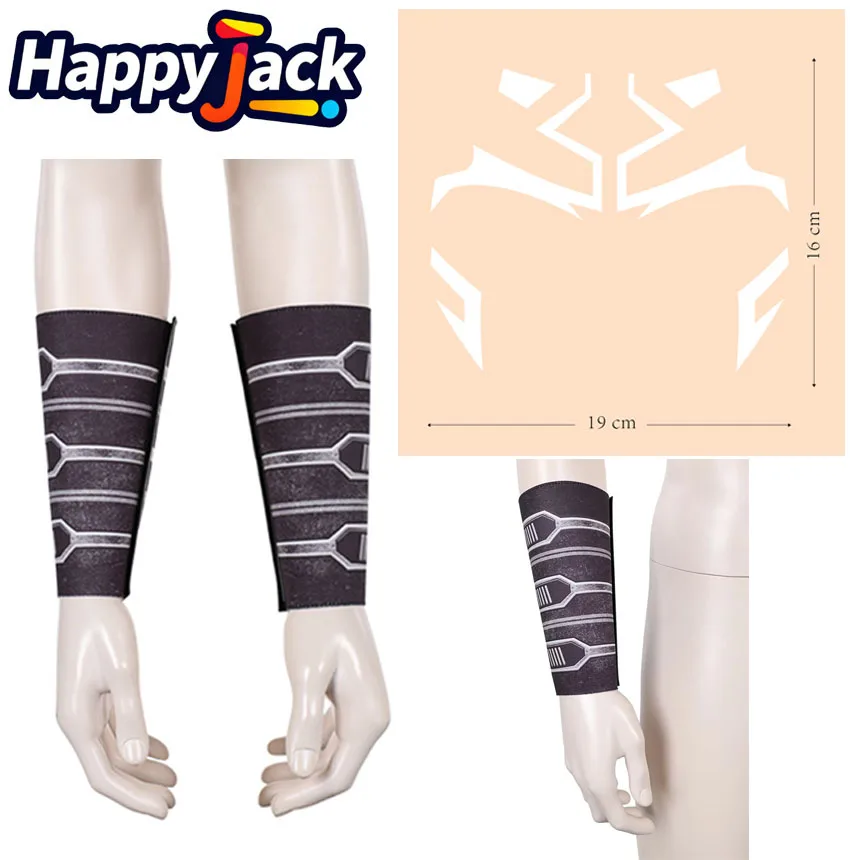 Guantes de Cosplay de Shadow Lord, Protector de Manos, Adhesivo de Tatuaje de Asoka, Disfraz de Batalla Espacial de Película, Accesorios de Disfraz para Halloween y Carnaval