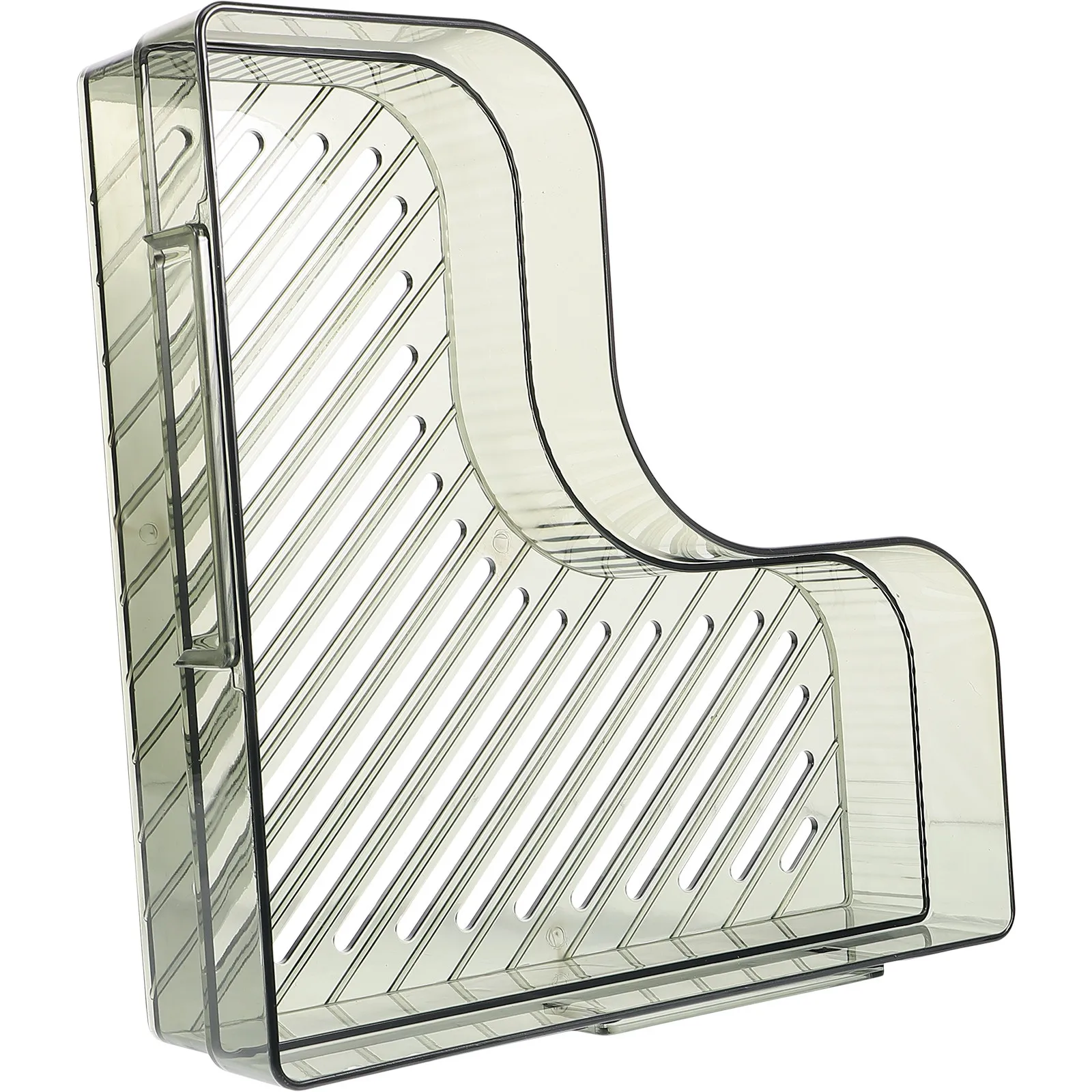 Nail-Free Wall-Mounted Bathroom Corner Shelf Storage Rack for Toothbrush Cup Toothpaste Shampoo Organizer Drain Design Shower