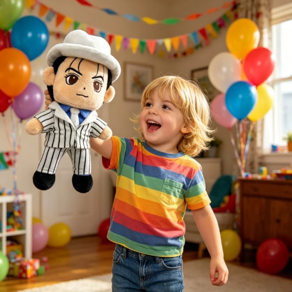 

In Stock Michael Plush Doll Cute Anime Peripherals Toy Birthday Christmas Gift