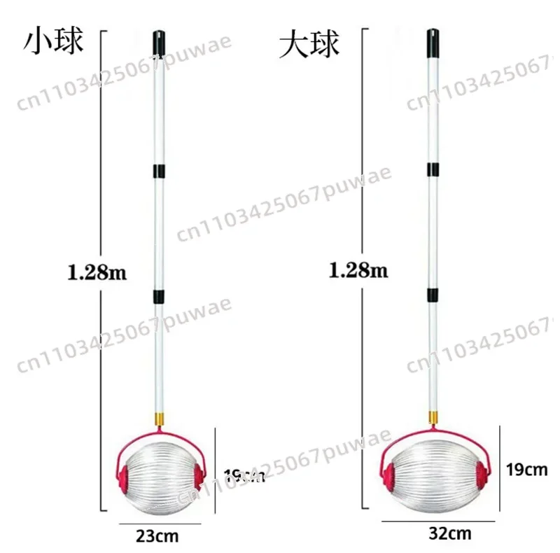 Garden Rolling Fruit Collector Nut Picker Gatherer Durable Long Handle Steel Garden Tools