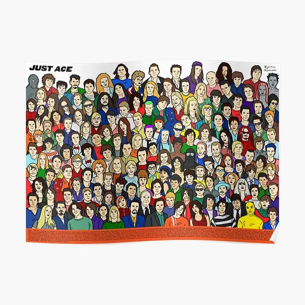 Just Ace-póster de los 90, decoración de póster de Austra, pintura de impresión moderna Vintage, Mural de arte, imagen de habitación, hogar sin marco