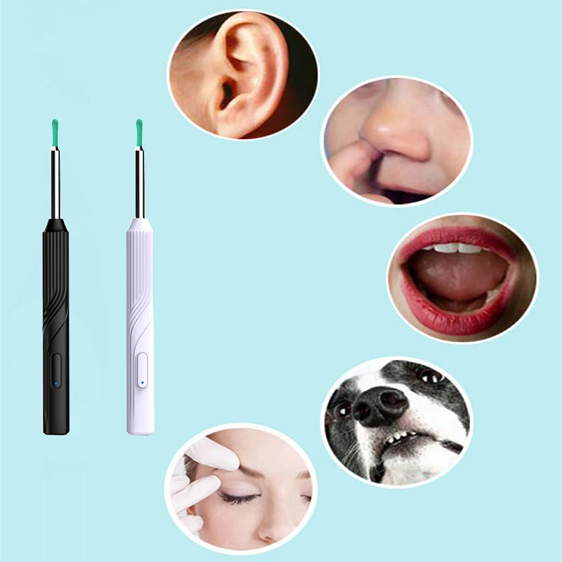 NE18 Ear Cleaner Ear Wax Removal Tool with Camera LED Light Smart Ear Cleaning Rechargeable Wireless Otoscope Gift