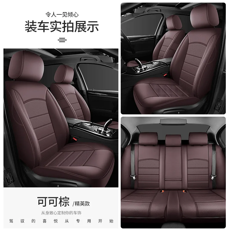 

Custom Fit For 2015-2024 Mustang Car Seat Covers Full Set Durable Quality Material for Ford MustangGT Mustang Convertible