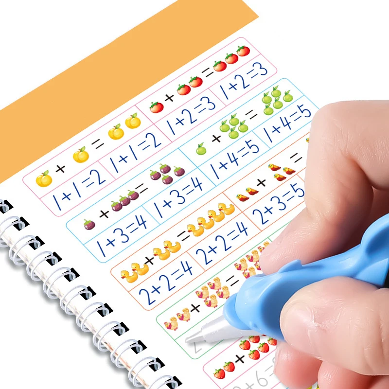 Reusable Copybook Drawing Toys for Children Montessori Pen Control Training Writing Sticker Learning Educational Toy Kids Gift