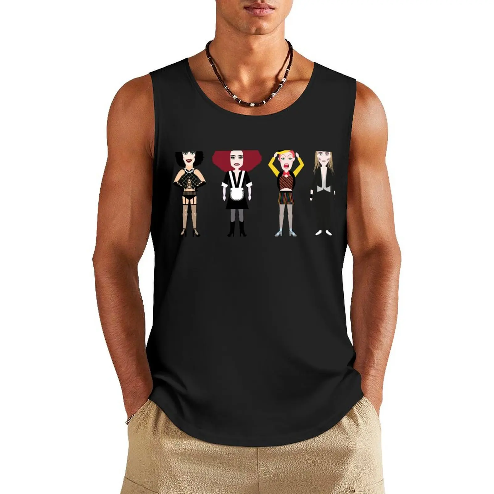 

RHPS Tank Top Vest male gym wear men