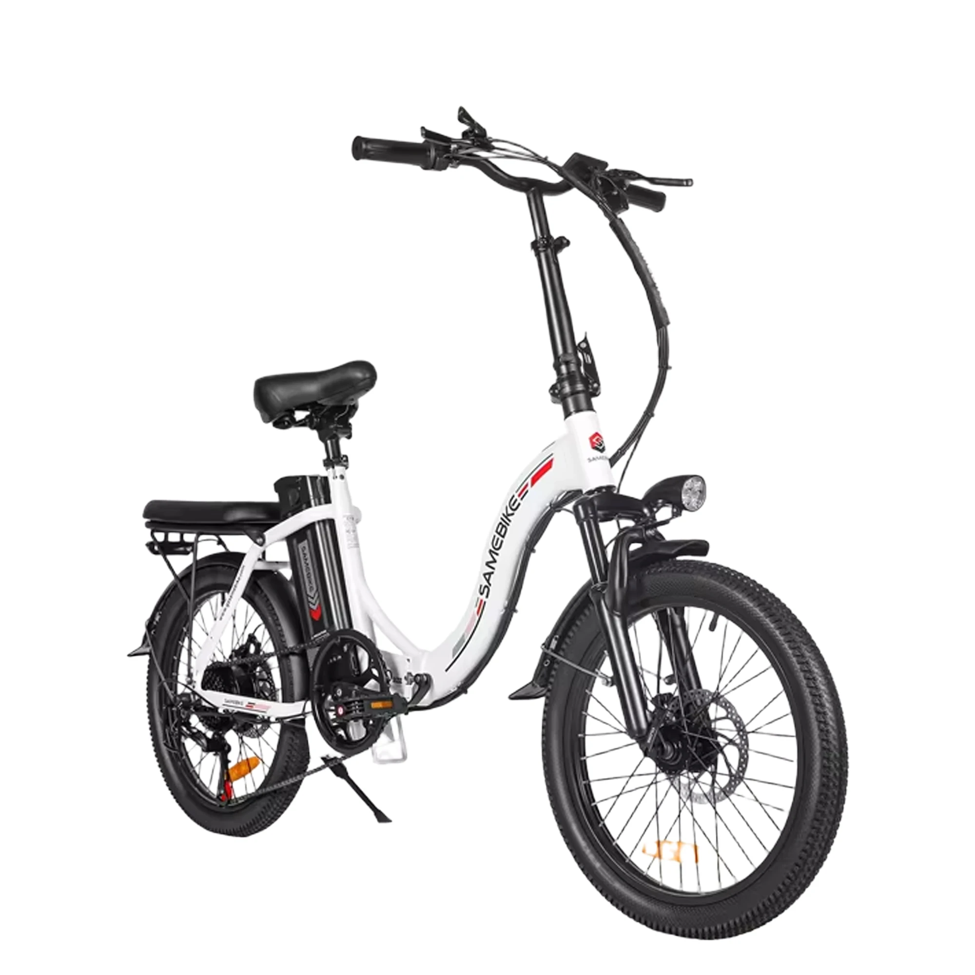 E-Bike 350W Borstelloze Motor 36V12AH Verwijderbare Batterij Elektrische Fiets 20-Inch Banden Elektrische Fiets voor woon-werkverkeer