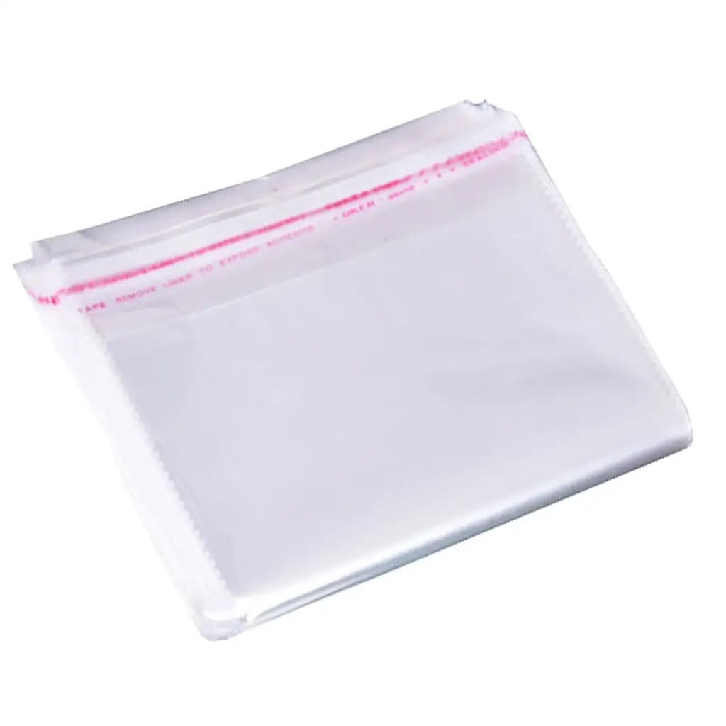 OPP Plastic Bags Transparent Pack Self Sealing Cellophane Bags Food Safe Resealable for Party Favor Storage