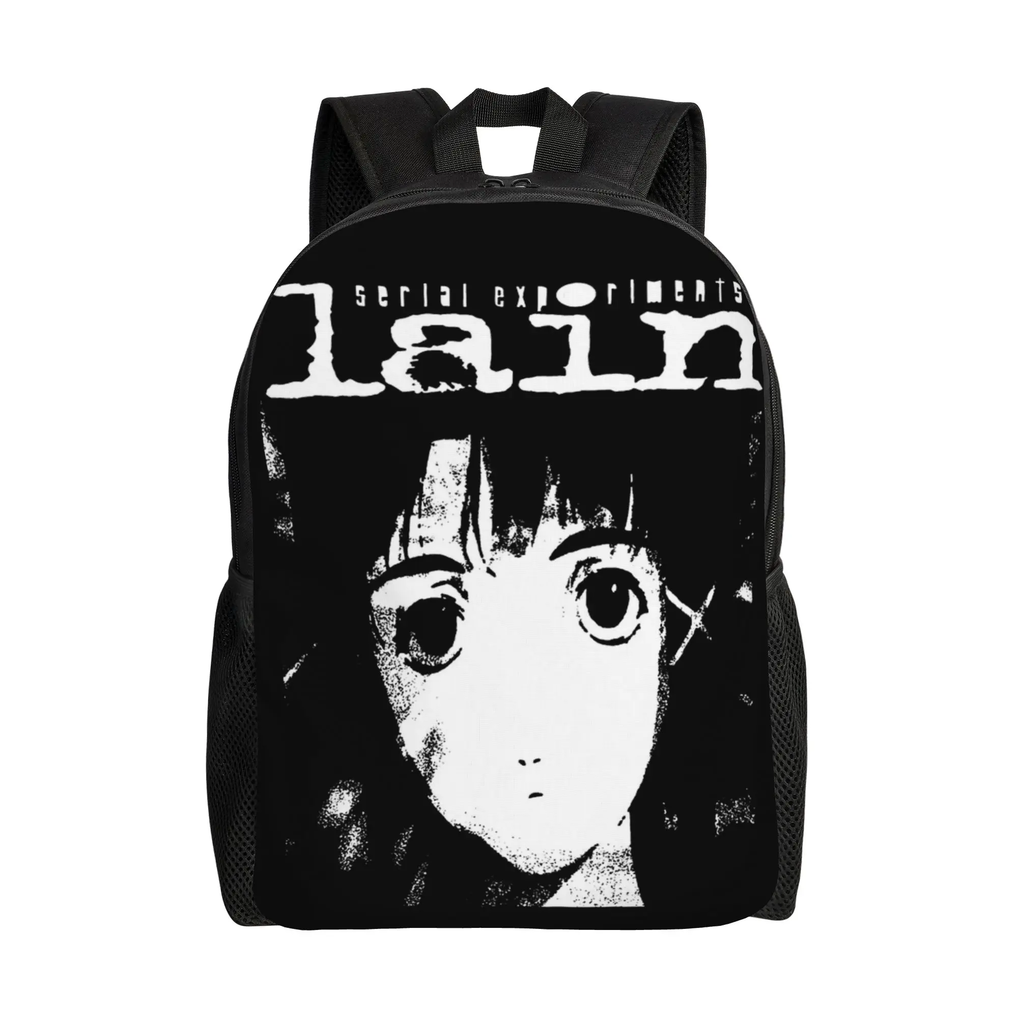 

Serial experiments lain (2) Backpack Daily Backpacks Youth High Quality Pattern High School Bags Novelty Rucksack