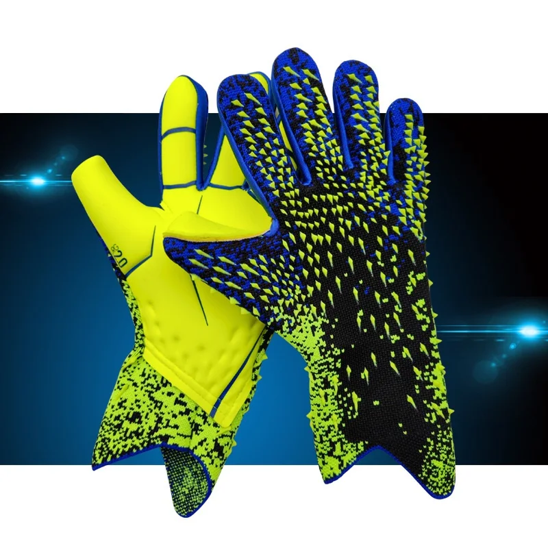 Goalkeeper Gloves Strong Grip for Soccer Goalie Goalkeeper Gloves with Size 6/7/8/9/10 Football Gloves for Kids Youth and Adult