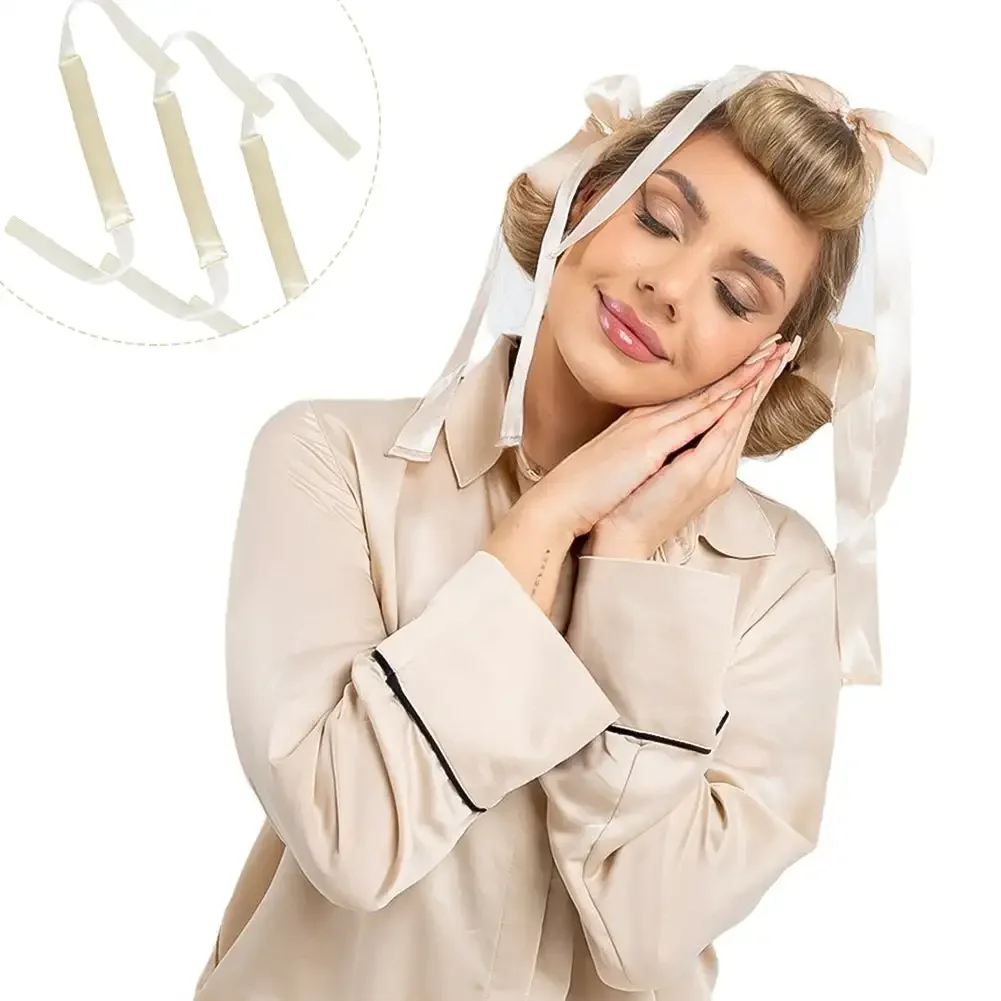 Rizos sin calor para mujer, productos de belleza, rizador de pelo de goma, herramientas de peluquería para dormir, rodillos de espuma para el cabello, accesorios para el cabello