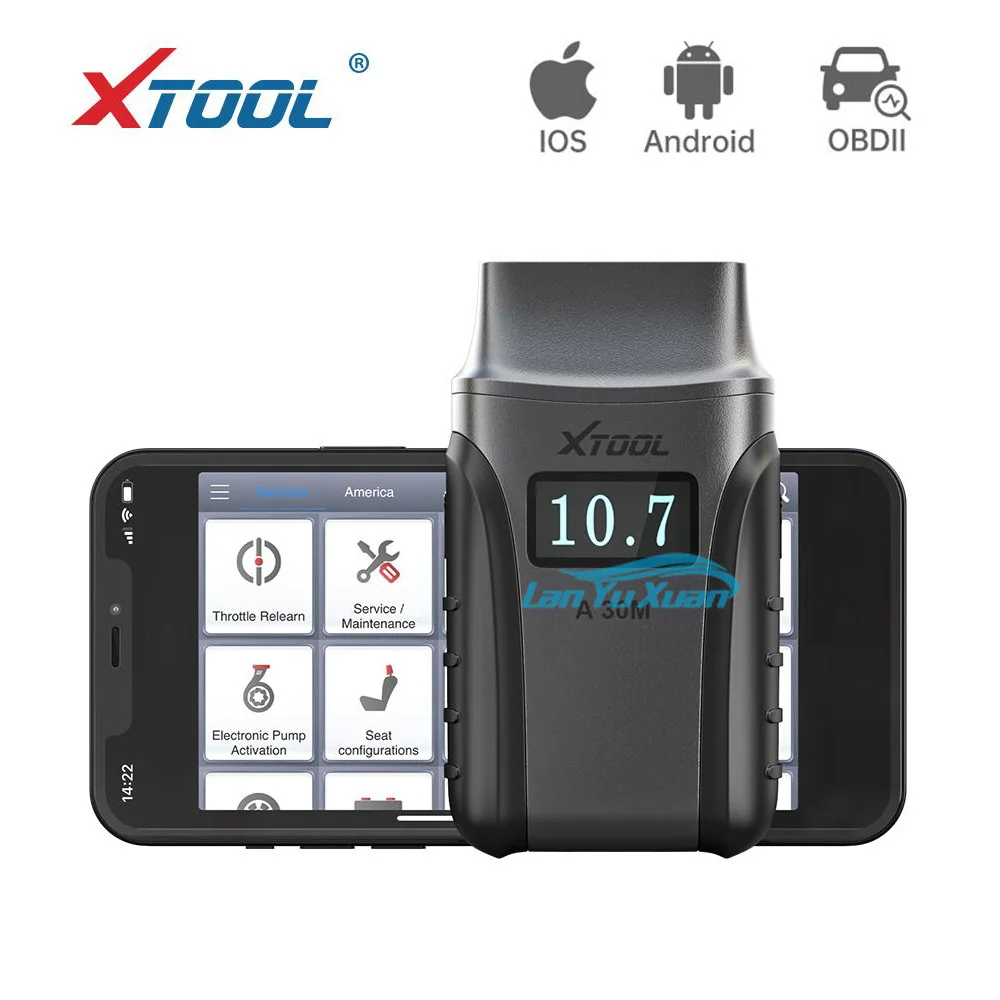 XTOOL A30M OBD2 Diagnostic Scanner Tool Automotive with 21 Kinds of Special Functions   Code Reader Free Update