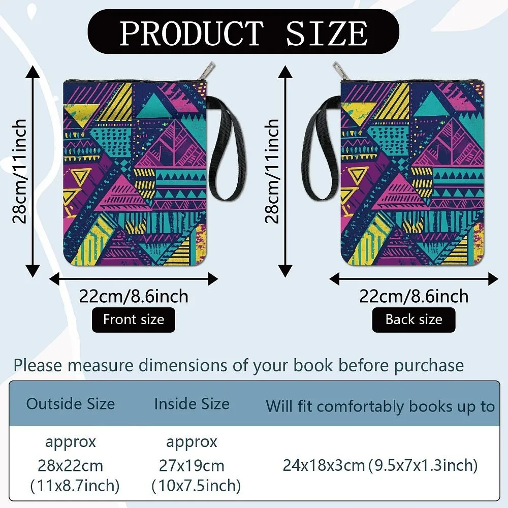 Cloth Book Cover Notebook Wraps Rectangle Triangle 280x220mm