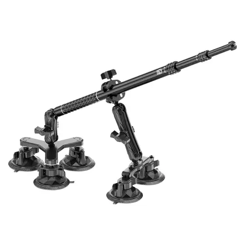 Kewig Insta 360 GoPro sugkoppsfäste för bilen, 5-i-1 sugkoppsfäste med vridlås för Insta360 X5 X4 X3 X2/ OSMO 360, GoPro 6 best sales kewig - №5