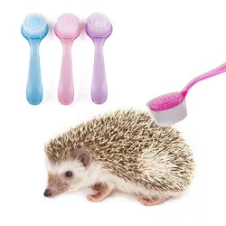 1Pc Hamster Brush Hedgehog Bathing Brush Guinea Pig Massage Combs for Hedgehog Small Animal Grooming Tools Soft Cleaning Brush