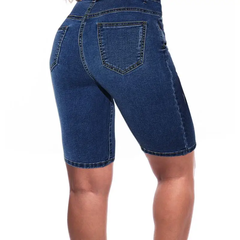 Jeans di media lunghezza casual attillati a gamba dritta più venduti eBay transfrontalieri da donna Faion Stagione primaverile Lunghezza cinque quarti