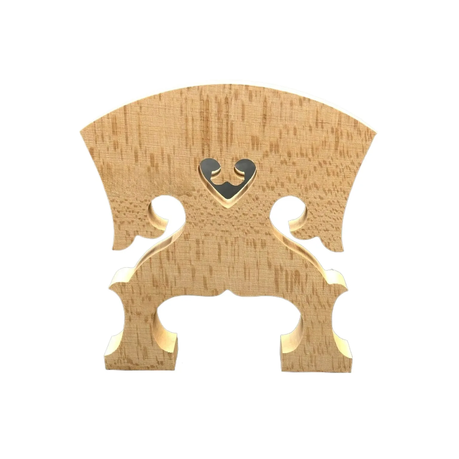 5Pcs Baroque Style Solid Maple Cello Bridge for 4/4 3/4 Cello Fits 5/6 Strings Foot Width 94mm Cello Replacement Parts