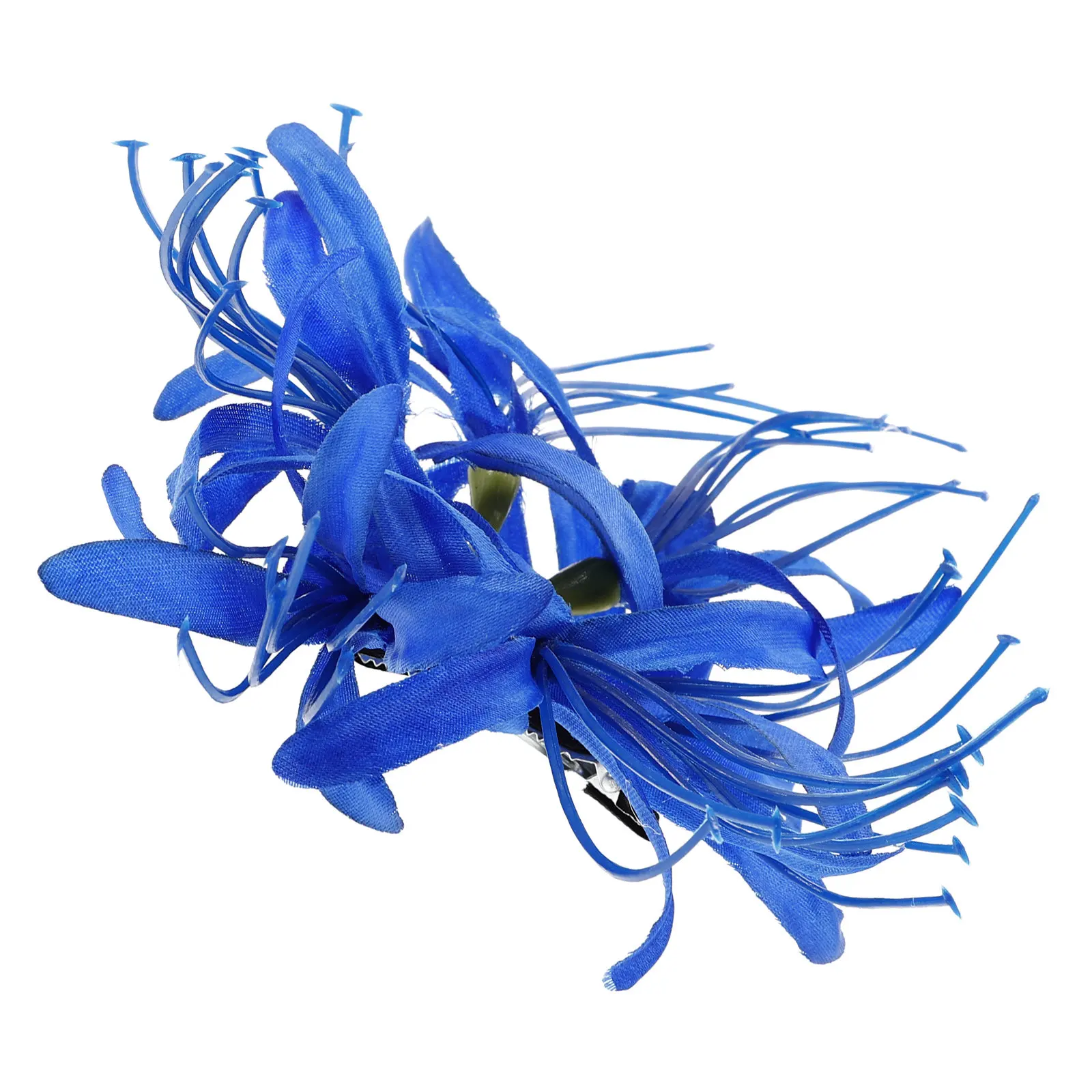 Large Flower Hair Claw Clip Women Hair Clamp Sturdy Cloth Plastic Design Holds Firmly No Slip Damage Free for Parties Ceremonies