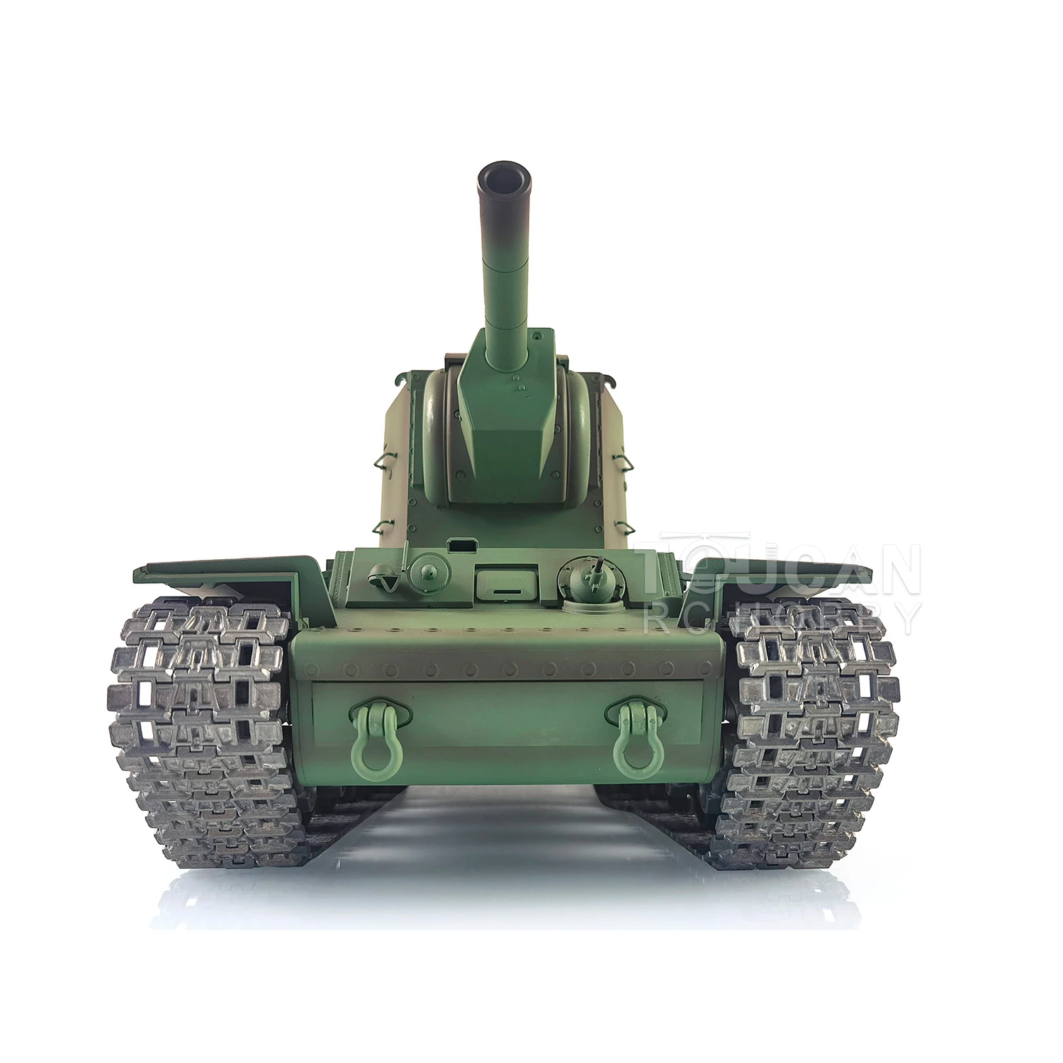 Heng Long-soviet-リモートコントロールタンクKV-2,金属トラック,子供用パンザー,3949,tk7.0,rtr,th19750,1:16,米国在庫