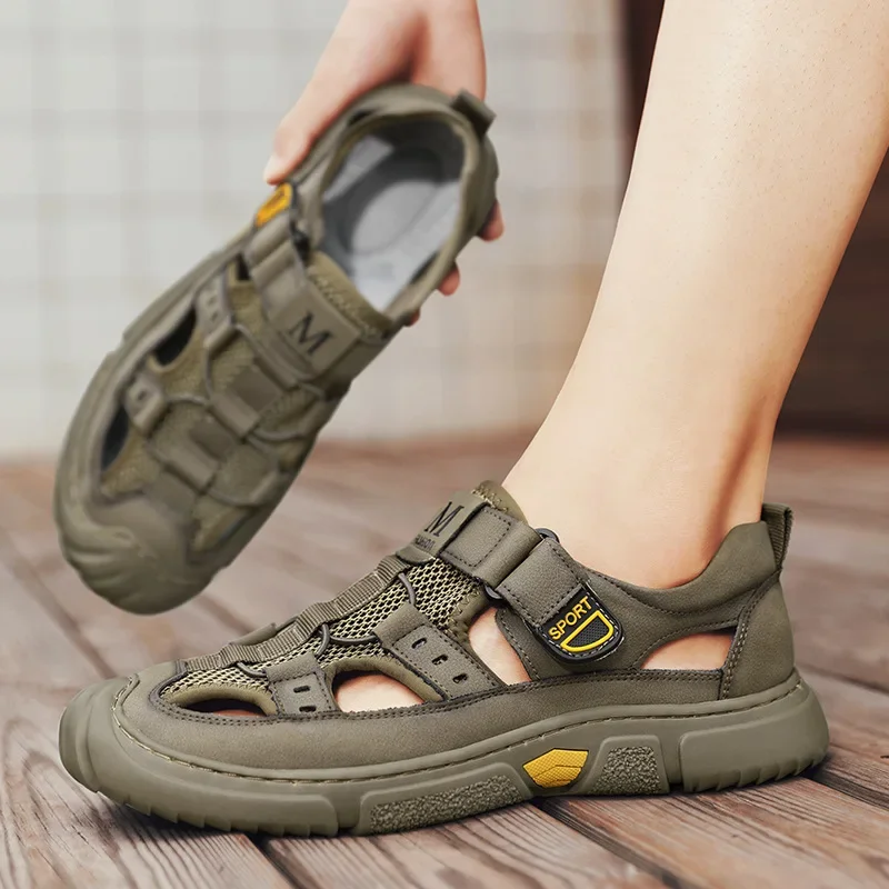 Men\'s Beach Wading Sandals New Outdoor Leisure Hiking Shoes Summer Fashion Breathable Mens Sneakers Comfortable Versatile Sandal