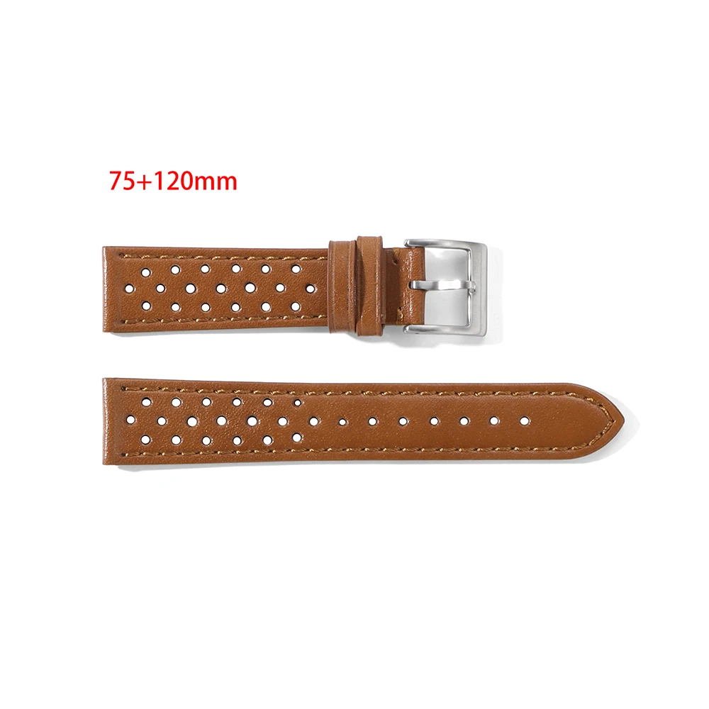 18mm 20mm 22mm Vintage Echtleder-Armband Universelles Rindsleder-Uhrenarmband Poliert & Matt Atmungsaktives Armband Sportgürtel-Accessoire – Detail 33