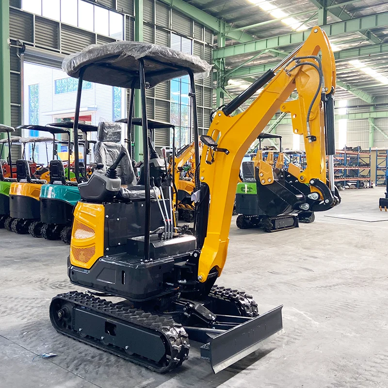 Customized Mini Excavator 1.8 Ton Ce Euro5 Micro Small Excavator Chinese Crawler Mini Digger Excavators