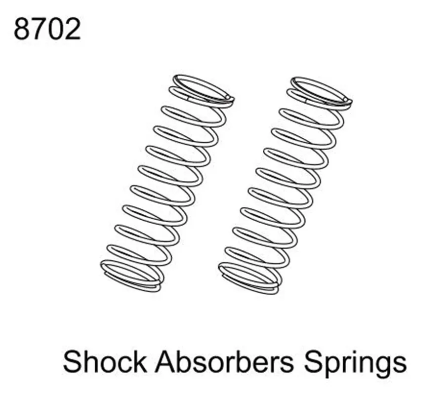 

ZD Racing MX-07 1/7 RC Car Shock Absorbers Springs Parts Accessories 8702