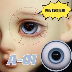 BJD Glass Eyes Ball 12MM 14MM 16MM Doll Eyes Fit For 1/6 1/4 1/3 BJD Doll Handmade Doll Eyes DIY Accessories For Girl Gift