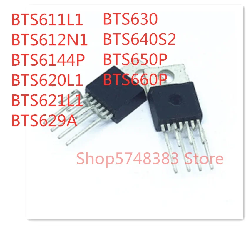 

10PCS/LOT BTS611L1 BTS612N1 BTS6144P BTS620L1 BTS621L1 BTS629A BTS630 BTS640S2 BTS650P BTS660P TO-220-7