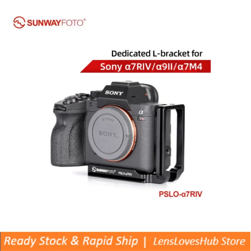 

SUNWAYFOTO PSLO-A7RIV Quick Release Plate for a7RIV a7R4 a7M4 a9II Dslr Camera for Tripod Head L Bracket