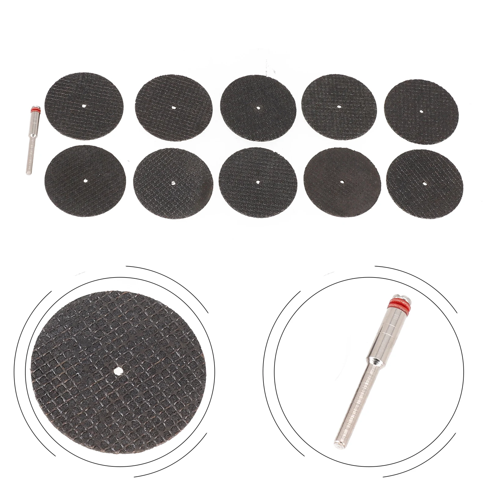 11pcs Metal Resin Cutting Disc Double Mesh Circular Saw Blade Grinder Rotary Tool For Metal Wood Cutting Grooving Accessories