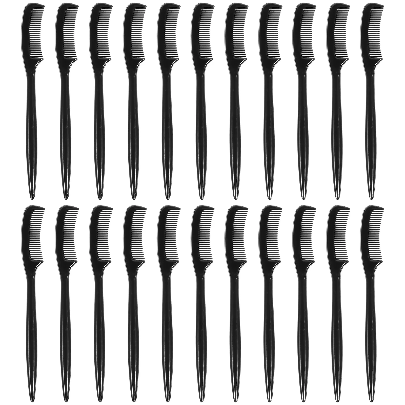30Pcs Eyelash Comb Portable Plastic Lash Brow Definer Eyelash Brush Mascara Applicator Eyebrow Grooming Tool Lash Brow Comb
