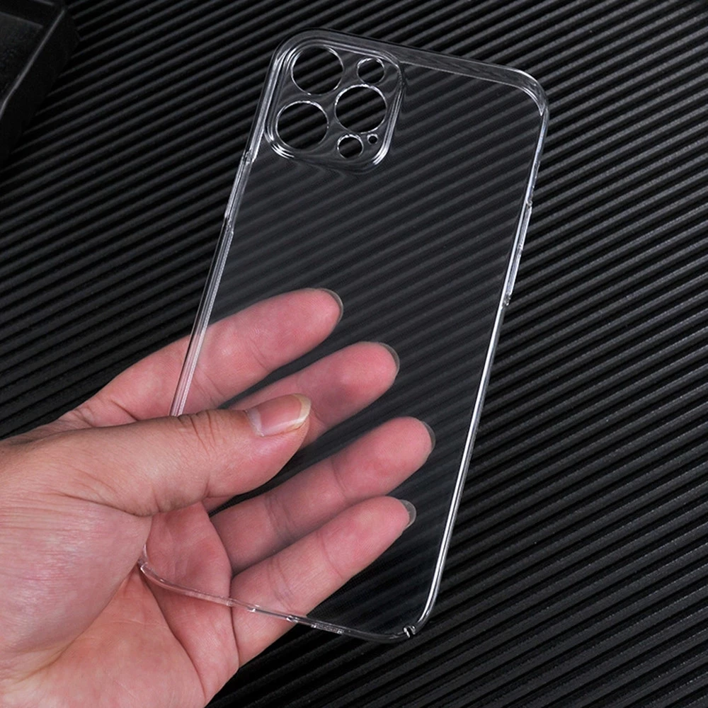 Twardy plastikowy futerał na telefon iPhone 17 Air 16 15 14 13 12 11 Pro Max Mini X XR XS 7 8 Plus 16E, odporny na wstrząsy, przezroczysty pokrowiec