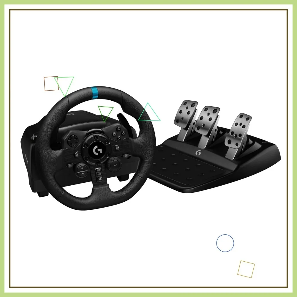 

High-Performance Racing Wheel with TRUEFORCE Force Feedback, Compatible PS5, PS4, PC, Mac - Genuine Leather Black