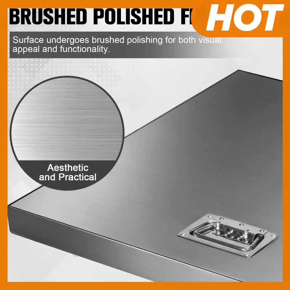 

Крышка люка из нержавеющей стали 26.97x23.62 дюйма, большая крышка для счетчика воды/канализационная крышка для подвалов/помещений/патио/дворов/оконных колодцев