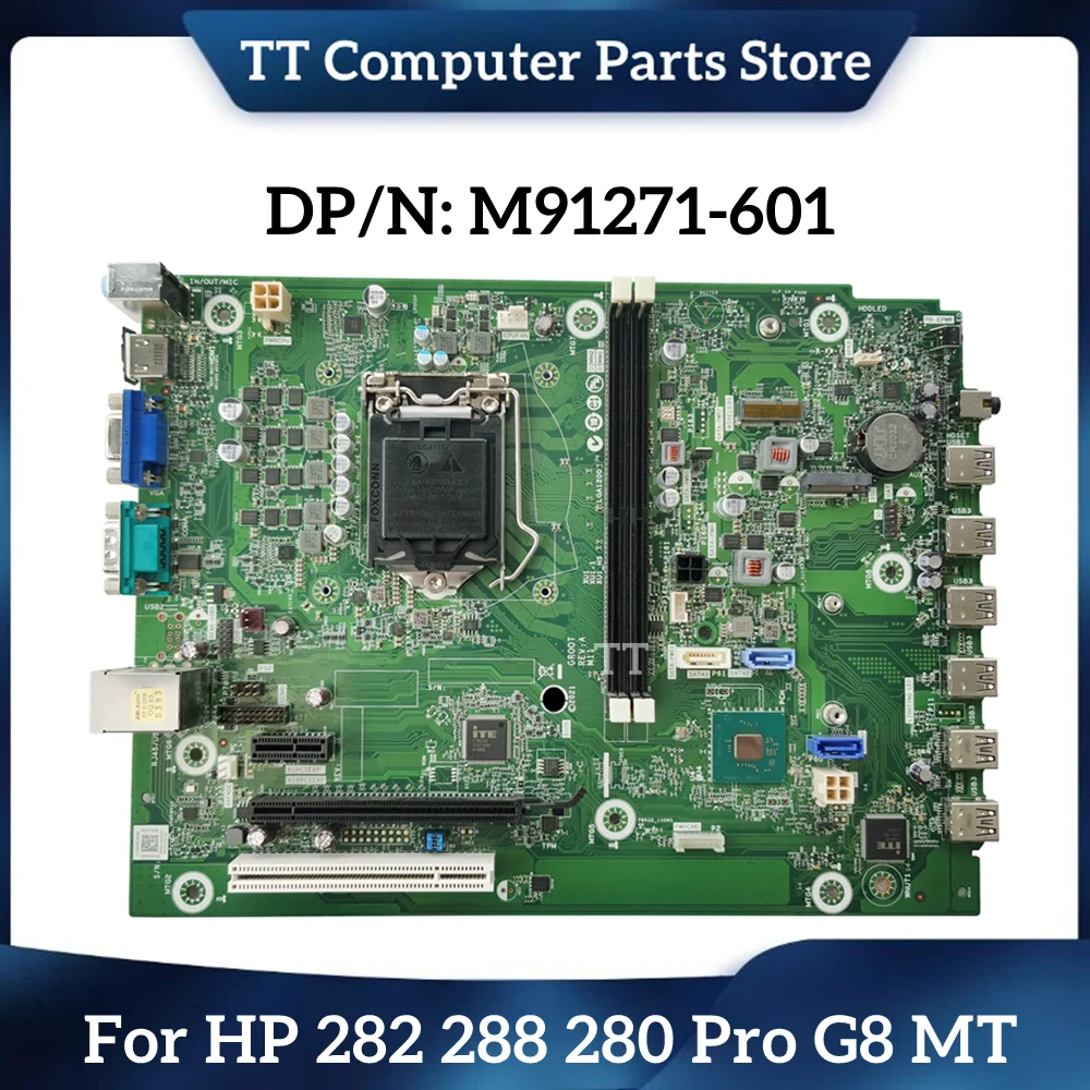 

Восстановленная материнская плата TT для HP 282 288 280 Pro G8 MT M91271-601 M91271-001 H570 DDR4 100% протестирована