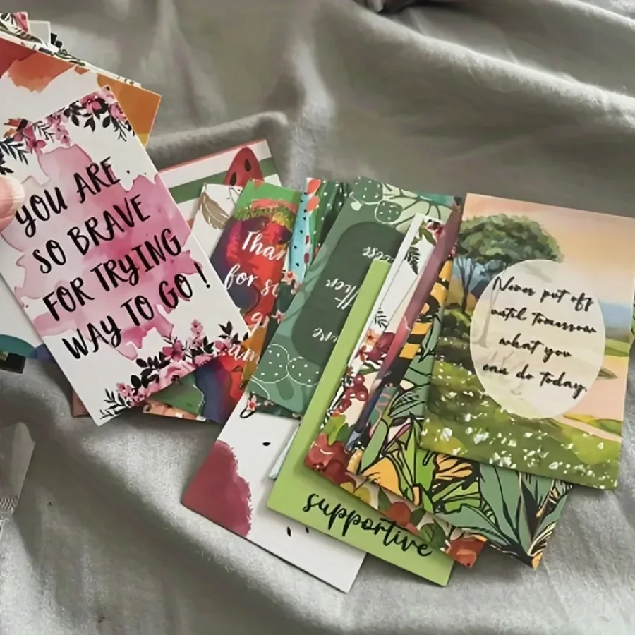 72 Stück/Packung inspirierende Grußkarten – Positive Energie, motivierende Zitate von Studenten und für alle Anlässe – Perfekt für – Detail 5