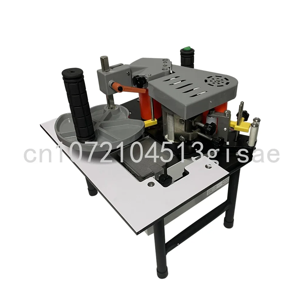 Edge Banding Machine Portable Wood PVC Two-sided Gluing Edge Bander With Tray Cut Adjustable Speed 1200W 1000ML