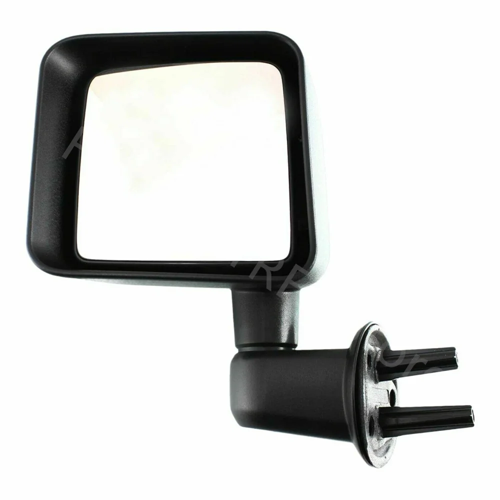 Manual Mirrors Black  For Jeep wrangler JK Driver / Passenger Side Accessory rear-vision mirror